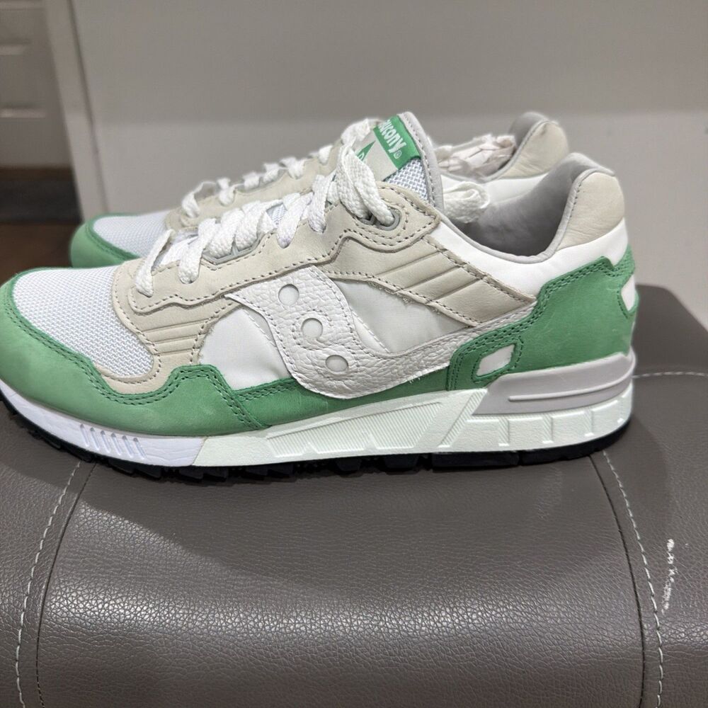 Saucony Shadow 5000 PRM 'White Green' (S70667-1) - Size 9 Men’s